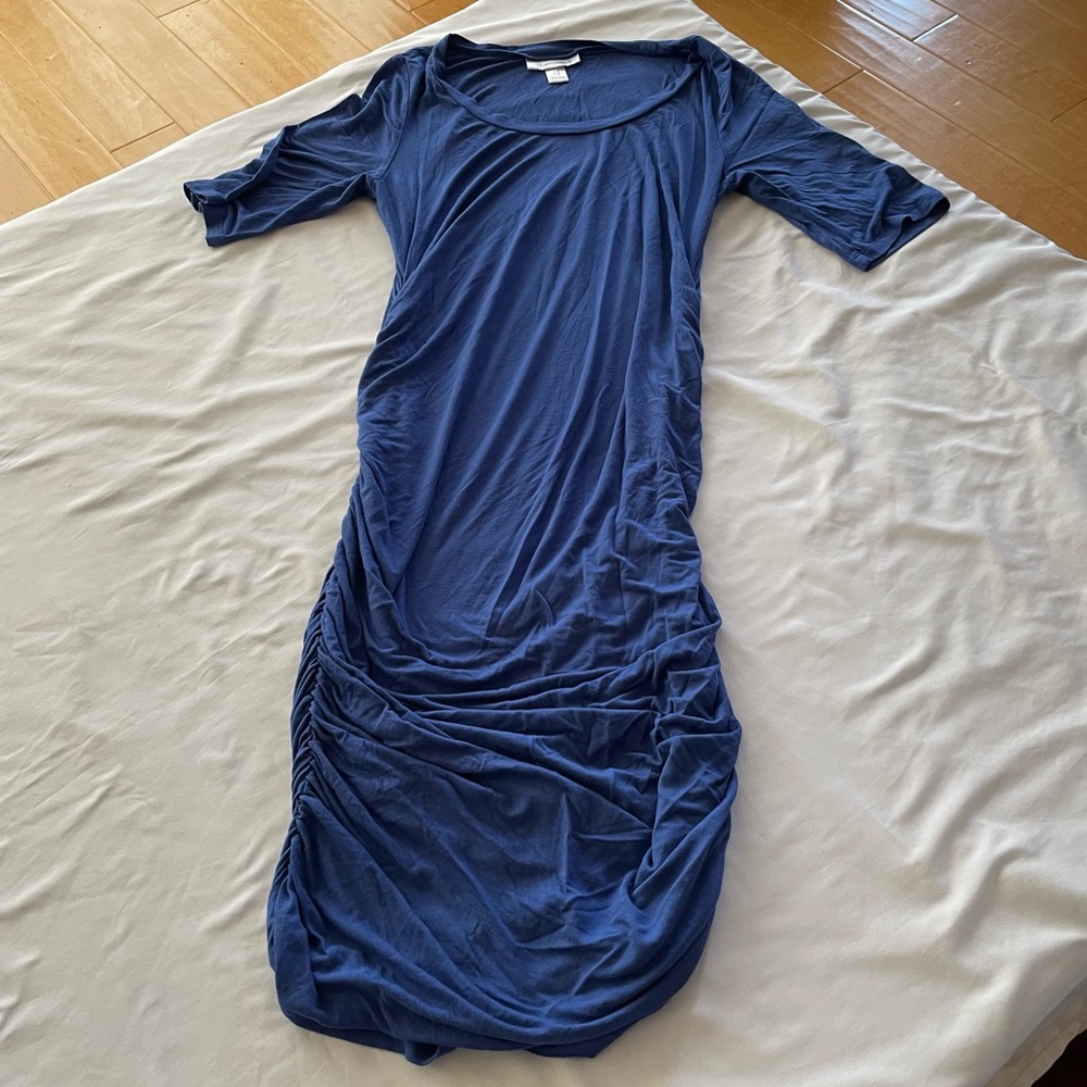 Motherhood Maternity Royal Blue Maternity Dress
